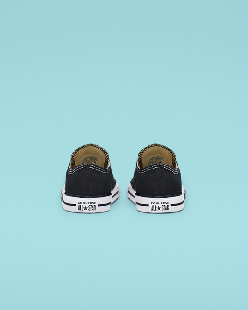 Girls' Converse Chuck Taylor All Star Classic Low Top Shoes Black | AU 54E06V